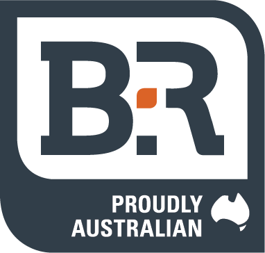 B & R Enclosures logo