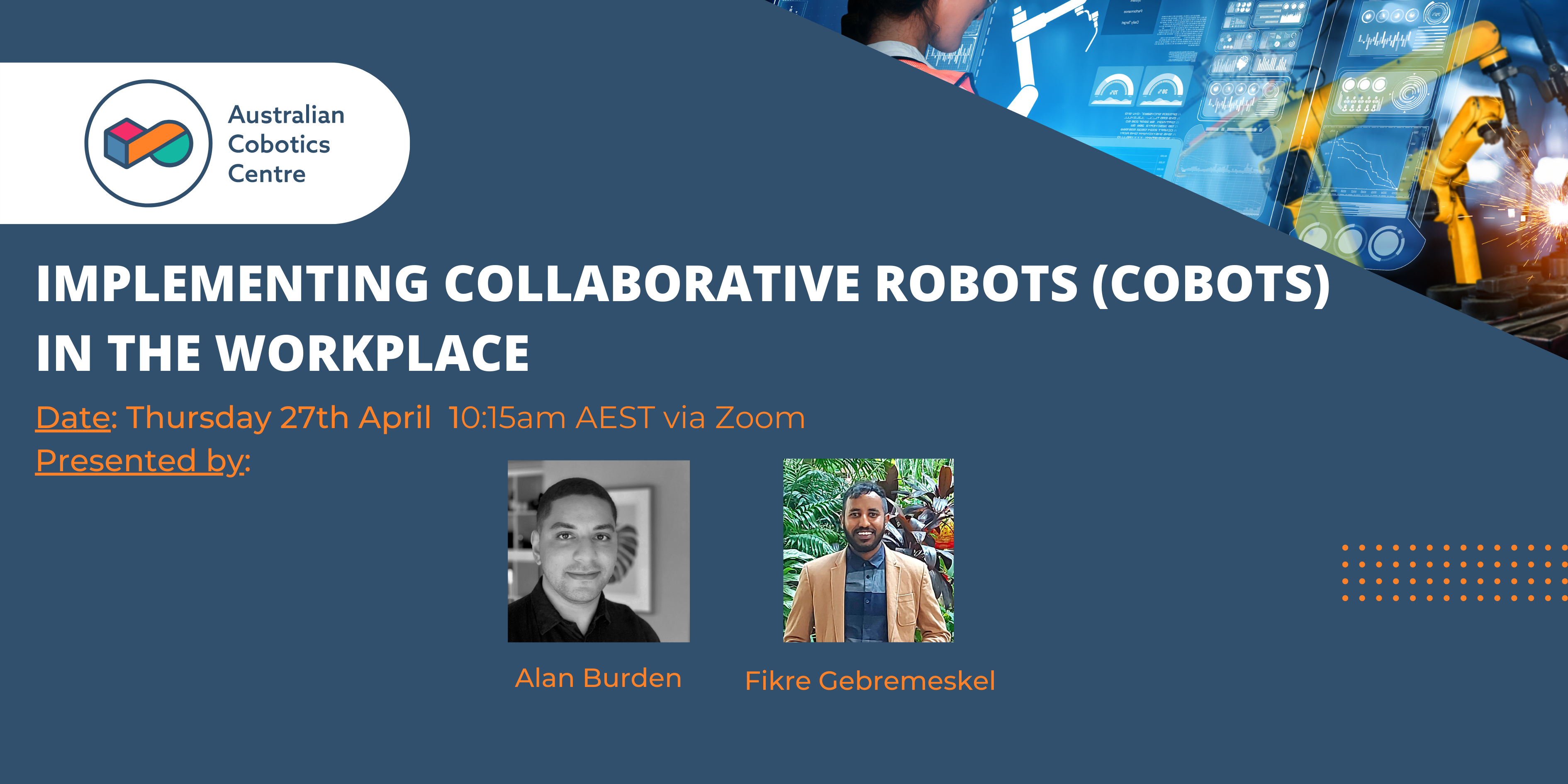 Implementing Collaborative Robots Cobots in the workplace seminar
