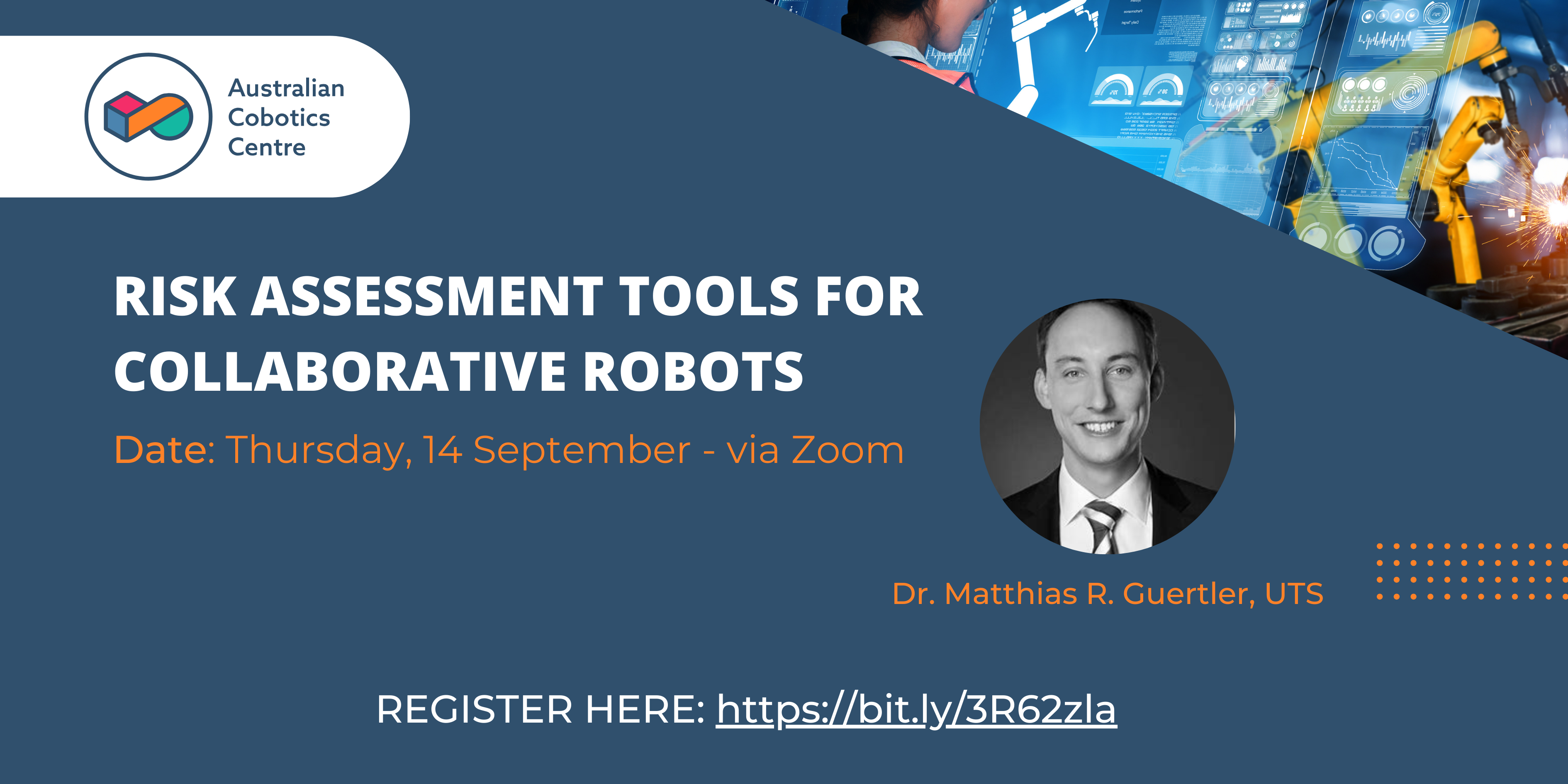 Seminar Series: Risk assessment tools for collaborative robots