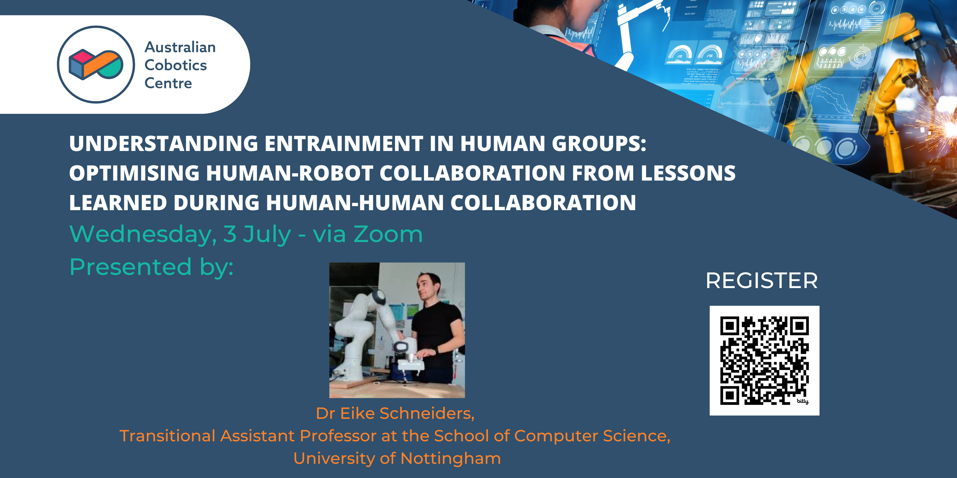 Understanding Entrainment in Human Groups: Optimising Human-Robot Collaboration