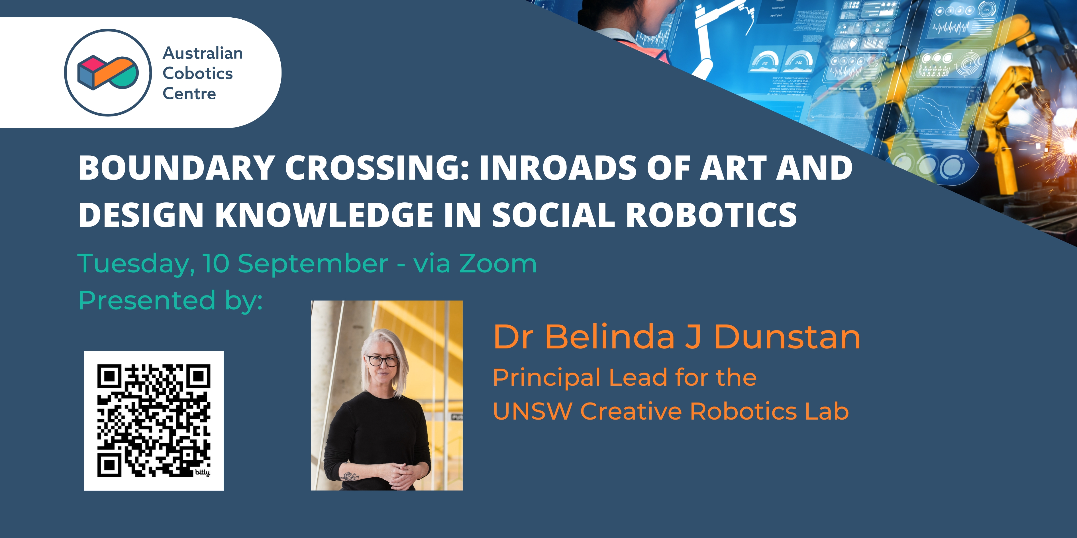 Seminar Series: Boundary Crossing: Inroads of art and design knowledge in social robotics