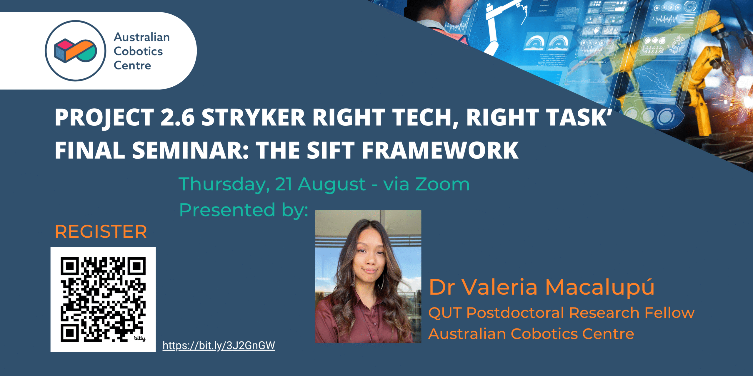 Seminar Series: ‘Project 2.6 Stryker Right Tech, Right Task’ Final Seminar: The SIFT Framework